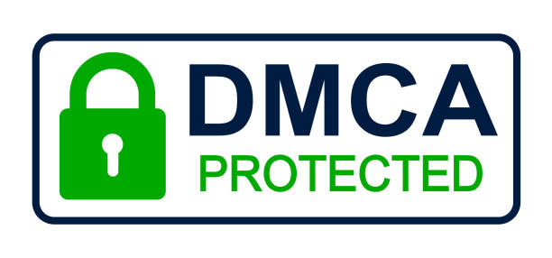 DMCA - Digital Millennium Copyright Act - stock vector