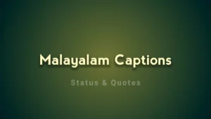 Read more about the article Captions in Malayalam: 400+ Best Malayalam Captions For Instagram