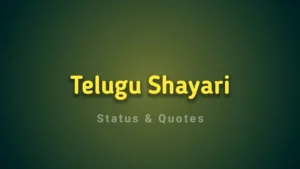 Read more about the article Telugu Shayari: 200+ Best Shayari in Telugu Love, Friendship and Sad